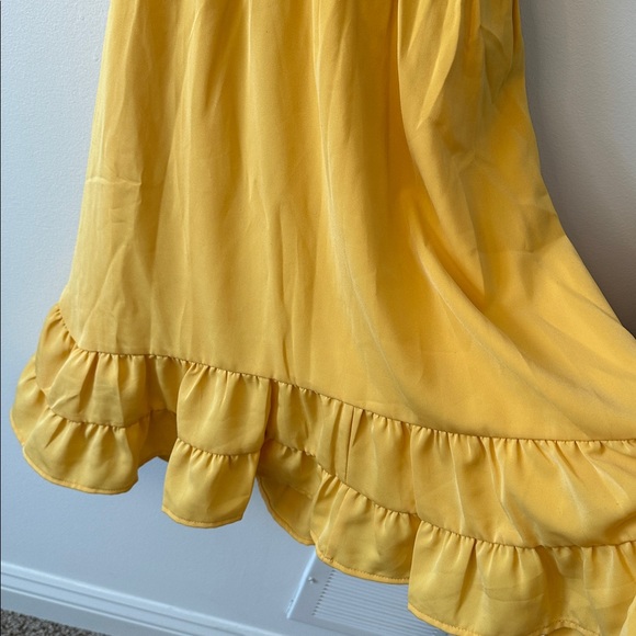 Imily Bela V-Neck High Waist Ruffled Swing Dress - Picture 3 of 7